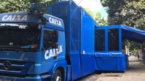 Caminhão de regularização de dívidas atende no litoral de SP - Imagem: reprodução Instagram