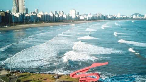 Santos é escolhida como Destino Turístico Inteligente - Imagem: reprodução Twitter