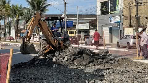 Os serviços serão executados na Avenida Áurea Gonzalez de Conde - Imagem: Prefeitura de Guarujá