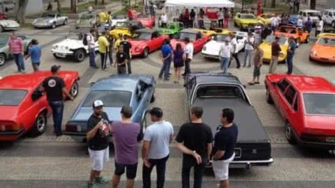 Encontro de carros antigos acontece no centro de Santos neste sábado - Imagem: reprodução Prefeitura de Santos