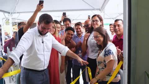 Além da inauguração, também ocorreu o mutirão da saúde com vacinas - Imagem: Prefeitura de Guarujá