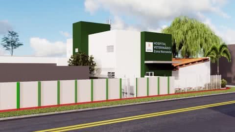 O hospital irá proporcionar melhoria no atendimento aos animais - Imagem: Prefeitura de Santos