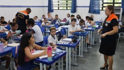 Projeto 'Defesa Civil nas Escolas’ tem início em Praia Grande - Imagem: reprodução Prefeitura de Praia Grande