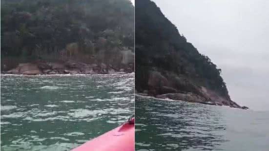 Homem morreu afogado e outro desapareceu em praia do litoral de São Paulo - Imagem: Divulgação/ GBMar