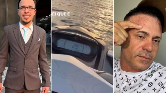 A esquerda João Vitor dos Santos Chagas e a direita Sinair Carneiro De Amorim - Imagem: Reprodução e Matheus Croce/TV Tribuna