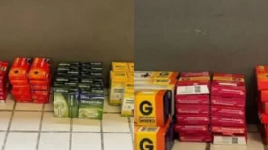 Entregador da farmácia é feito de refém por criminosos - Imagem: Reprodução/ Polícia Militar