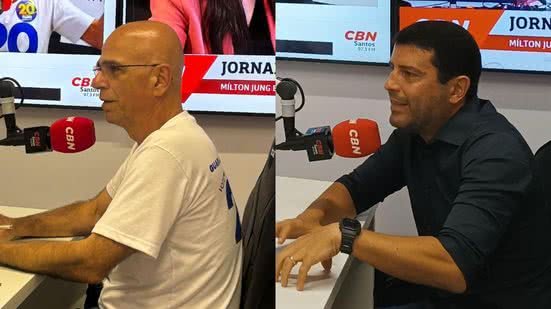 O candidato Nicolaci (PL) foi o terceiro mais votado - Imagem: CBN Santos