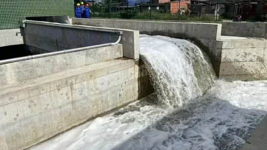 A estação elevatória tem como objetivo minimizar o problema crônico das enchentes na Zona Noroeste - Imagem: Divulgação/ Katharina Garcia/ AT