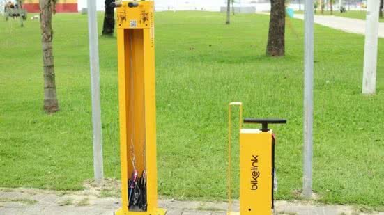 São Vicente instala novo ponto de apoio ao ciclista; confira - Imagem: Reprodução/Prefeitura de São Vicente