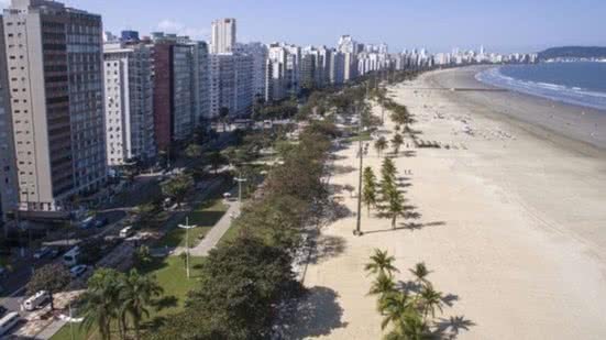Atividades acontecerão em frente ao Hotel Atlântico, no bairro Gonzaga, em Santos - Imagem: Reprodução/ Redes Sociais
