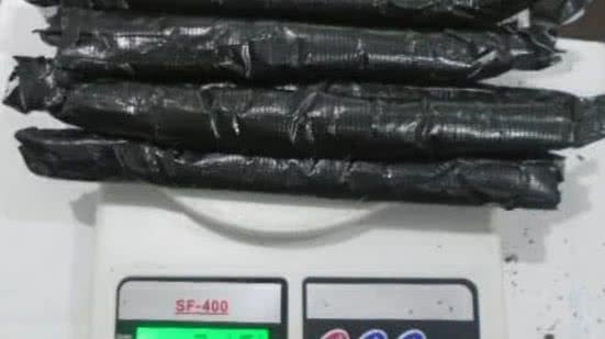 348 gramas de maconha - Imagem: Reprodução/SAP