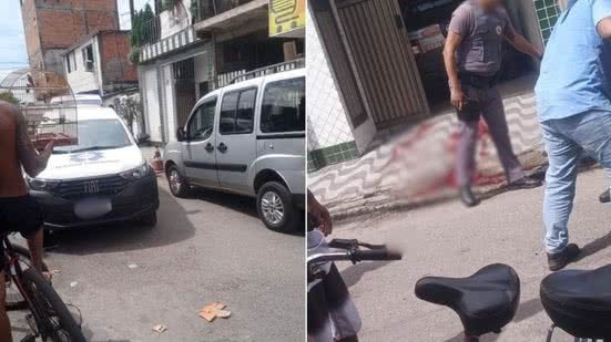 Responsável pelo homicídio ainda não foi identificado - Imagem: Reprodução/g1 santos