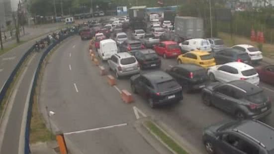 Fila de espera das balsas - Imagem: Camêras de monitoramento