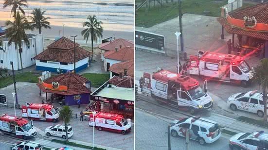 Caso foi registrado como tentativa de homicídio na Delegacia de Mongaguá, onde a investigação está em andamento sem suspeitos detidos até o momento - Imagem: Reprodução