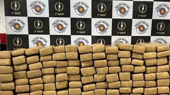 Imagens da operação mostram o local onde a droga estava escondida, evidenciando o desafio enfrentado pela polícia - Imagem: Reprodução/Policia Civil