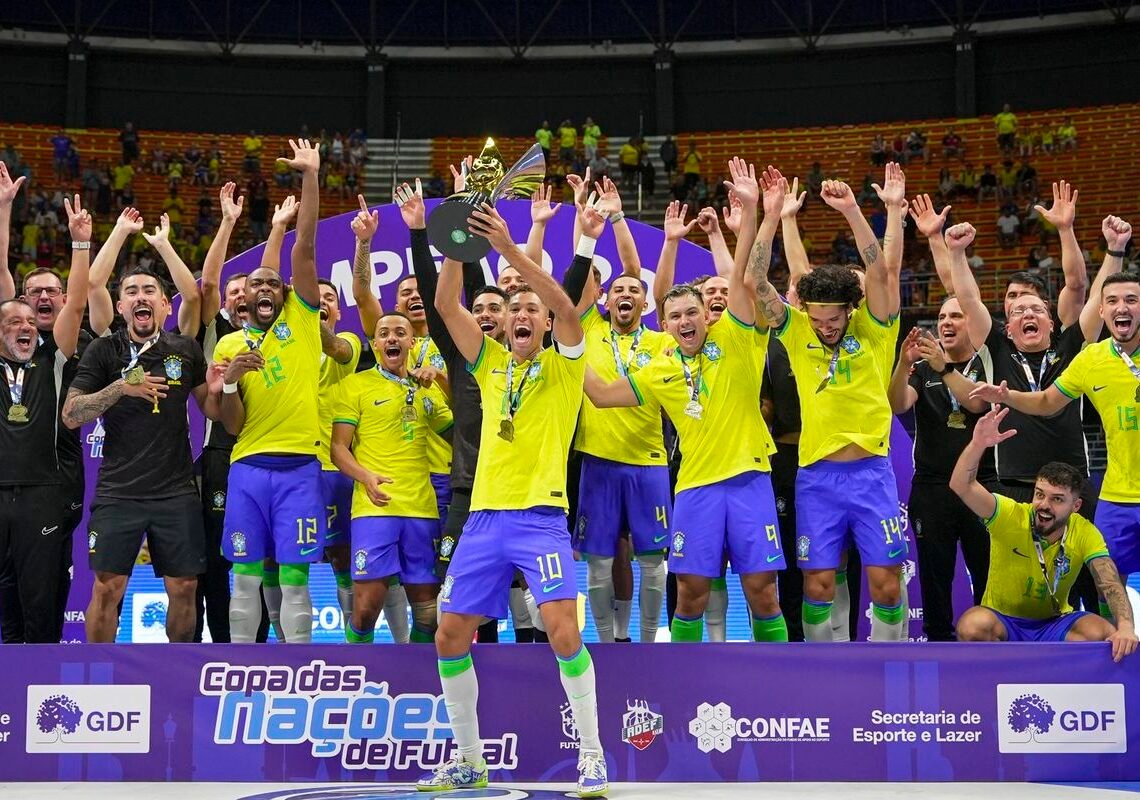 Brasil conquista a Copa das Nações de Futsal