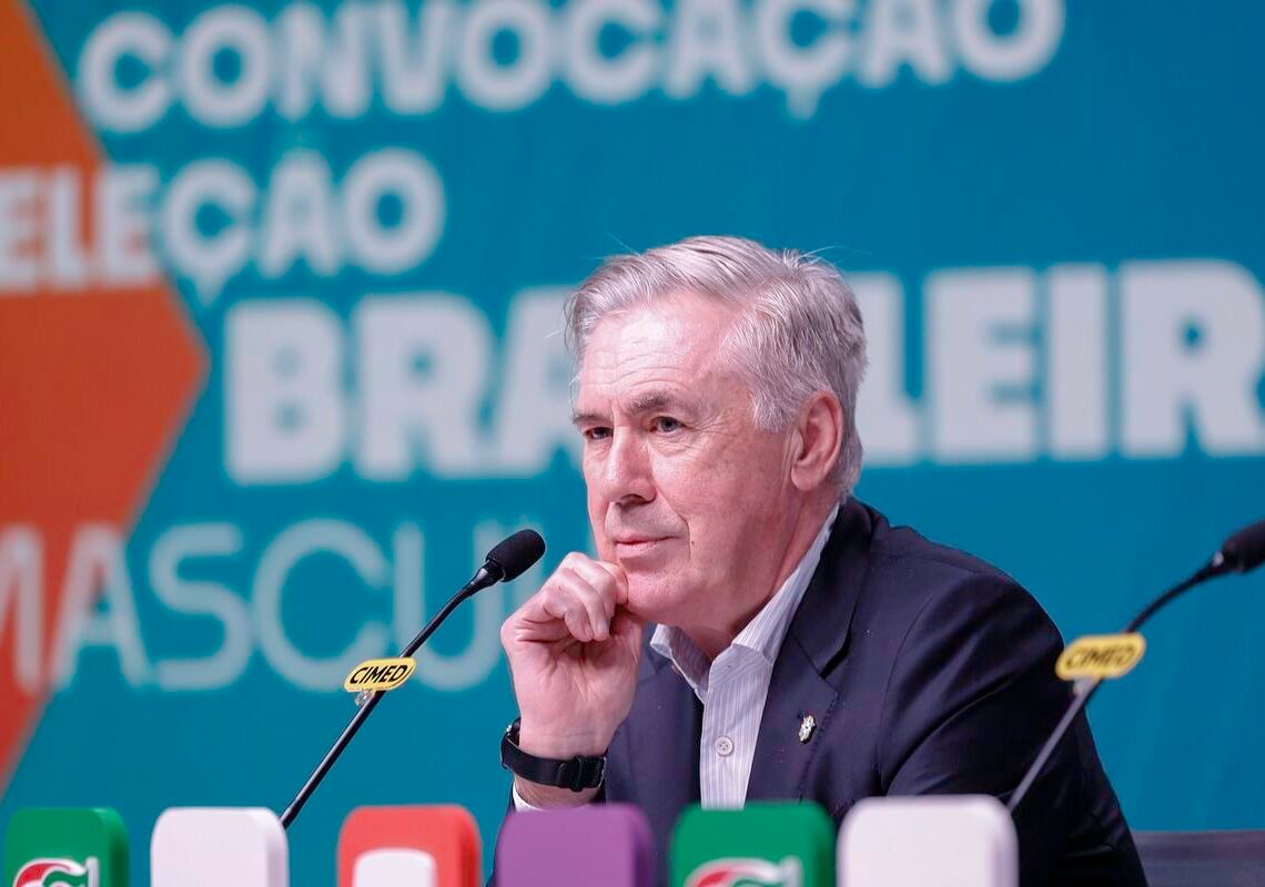 Carlo Ancelotti convoca seleção para dois últimos amistosos de 2025