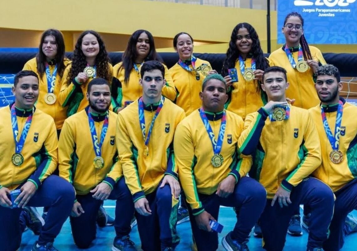 Parapan de Jovens: Brasil garante dobradinha dourada no goalball