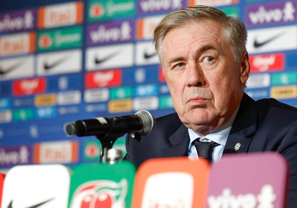 Copa: Ancelotti diz que Brasil pode vencer todos os jogos da 1ª fase