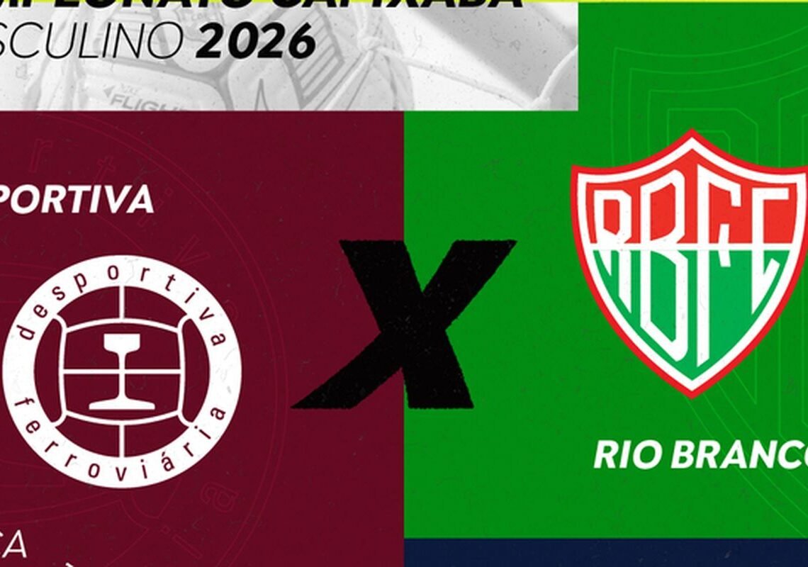 TV Brasil exibe jogo entre Desportiva Ferroviária e Rio Branco