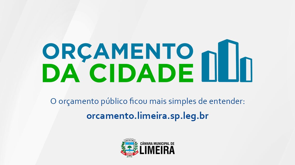 Câmara lança portal que permite cidadão acompanhar o orçamento público de Limeira 