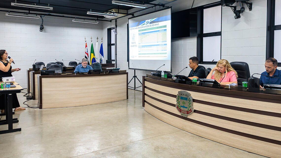 Em audiência na Câmara, Prefeitura presta contas sobre cumprimento das metas fiscais de 2025